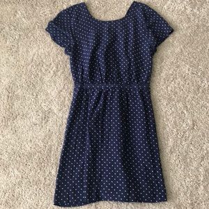 Beautiful blue white polkadot and stars dress